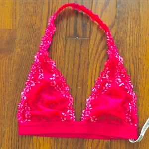 Free People Intimately Pink Bralette size XS NWT